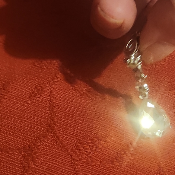 crystal earrings - Picture 2 of 3